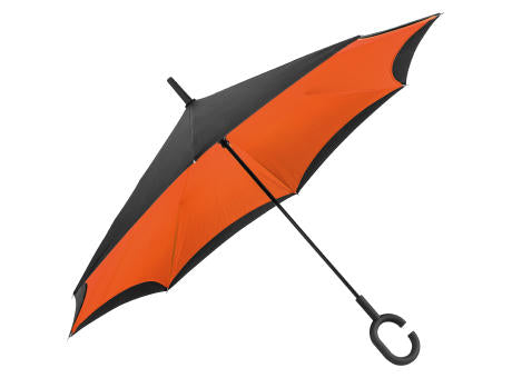 Umklappbarer Regenschirm aus 190T Pongee OLIVIA