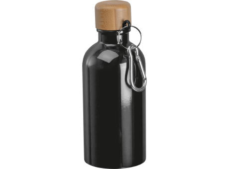Edelstahltrinkflasche mit Karabiner, 400ml MARILYN