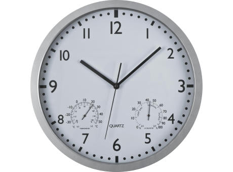Wanduhr mit Hygro - und Thermometer LUIZA