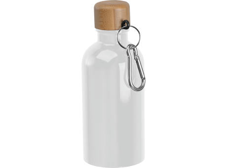 Edelstahltrinkflasche mit Karabiner, 400ml MARILYN