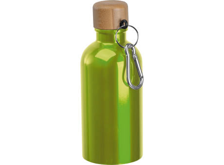 Edelstahltrinkflasche mit Karabiner, 400ml MARILYN