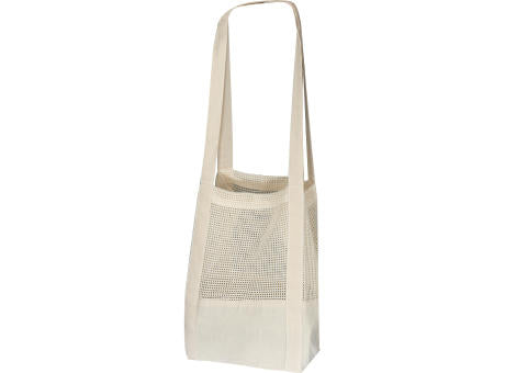 Baumwolltasche mit gehäkeltem Mittelteil BENEDIKT