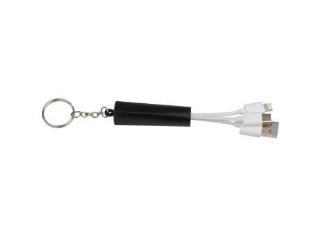 Schlüsselanhänger mit 3in1 USB Ladekabel LANA