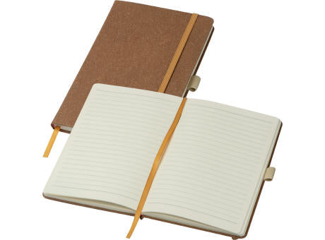 A5 Notizbuch mit recyceltem Ledereinband TRACY