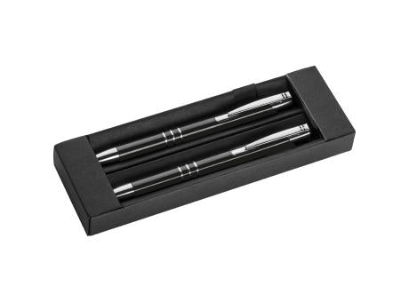 Schreibset mit Kugelschreiber und Druckbleistift aus Metall KELLY