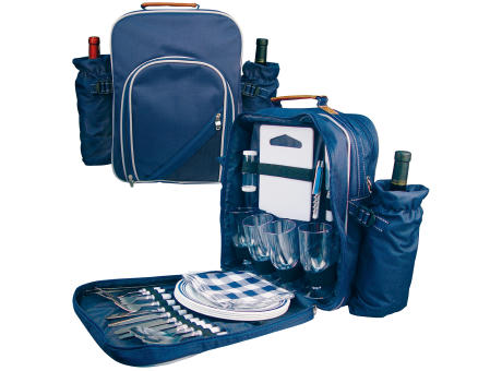 Picknickrucksack aus Polyester für 4 Personen ELLIE