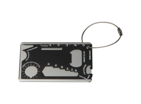 Survival Kofferanhänger aus Aluminium BENNO
