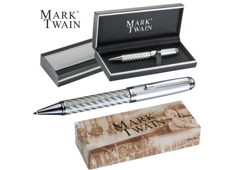 Mark Twain Kugelschreiber aus Metall AURORA