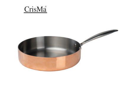 CrisMa Induktionsbratpfanne mit hohem Rand BERTHA