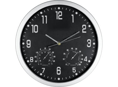 Wanduhr mit Hygro - und Thermometer MALCOLM