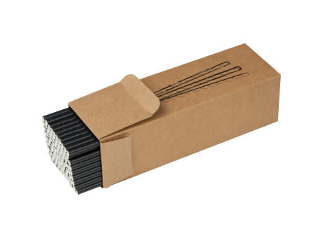 100er Set Trinkhalme aus Papier CARTER