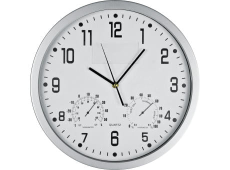 Wanduhr mit Hygro - und Thermometer MALCOLM