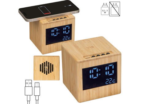 Bluetooth Lautsprecher mit Wireless Charger JUAN