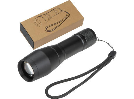 LED Taschenlampe mit 3 verschiedenen Lichtfunktionen DAVID