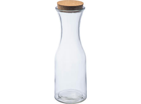 Glasflasche mit Korkdeckel NIKODYM