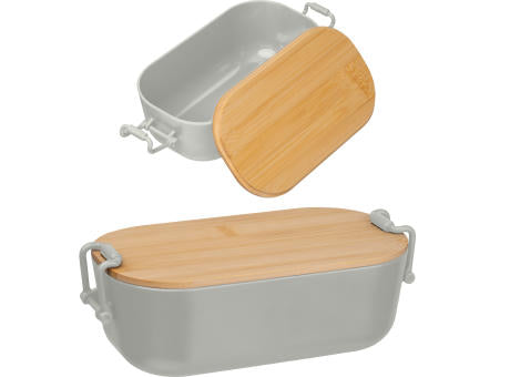 Lunchbox mit Bambusdeckel und Bügelverschluss JAVIER