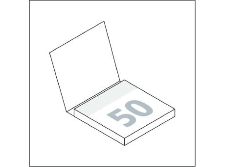 Haftnotizblock Cover Karton Format mittel Karton-Umschlag