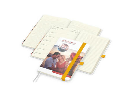 Wochenkalender links + Notizen rechts Match-Hybrid Papier-Hardcover A5