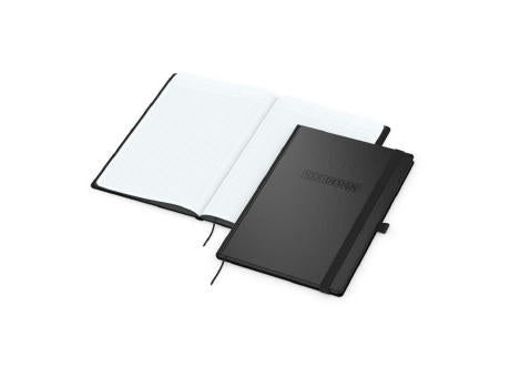 Notizbuch Hardcover Black-Book Ausstattung schwarz