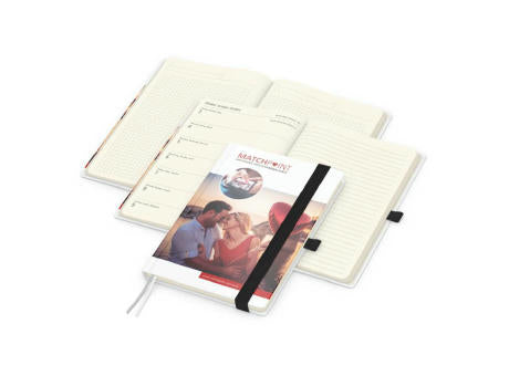 Wochenkalender links + Notizen rechts Match-Hybrid Papier-Hardcover A5