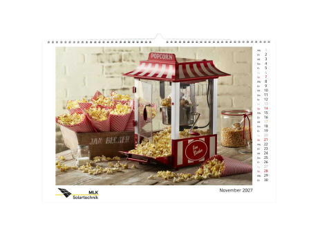 Personalisierter Bildkalender MagicPix Panorama Wandkalender groß