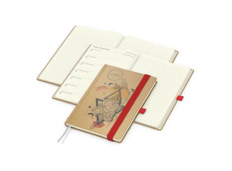 Wochenkalender links + Notizen rechts Match-Hybrid Papier-Hardcover A5