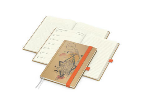 Wochenkalender links + Notizen rechts Match-Hybrid Papier-Hardcover A5