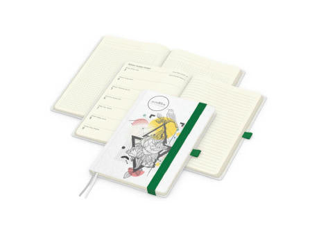 Wochenkalender links + Notizen rechts Match-Hybrid Papier-Hardcover A5