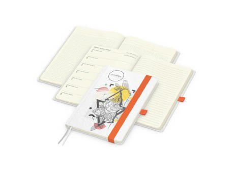 Wochenkalender links + Notizen rechts Match-Hybrid Papier-Hardcover A5