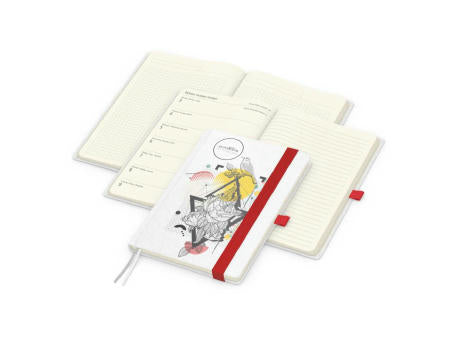 Wochenkalender links + Notizen rechts Match-Hybrid Papier-Hardcover A5