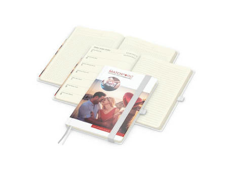 Wochenkalender links + Notizen rechts Match-Hybrid Papier-Hardcover A5