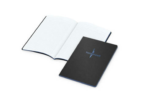 Notizbuch Tablet-Book Farbschnitt Naturkarton-Softcover schwarz