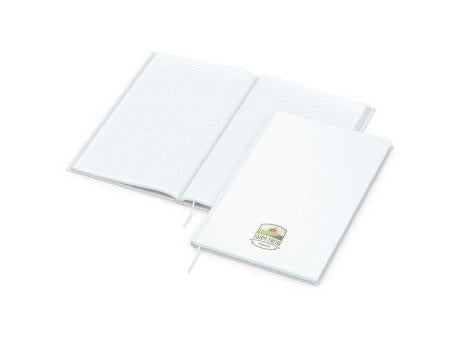 Notizbuch Note-Book Ecken spitz Hardcover matt-farbig