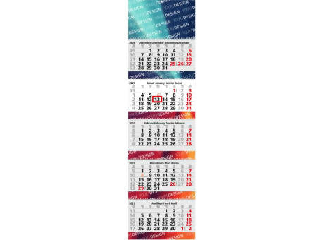 5-Monatskalender Mehrblock Grande Wire-O 5 Wire-O-Bindung