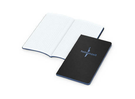 Notizbuch Tablet-Book Farbschnitt Naturkarton-Softcover schwarz