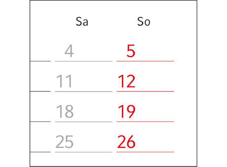 Personalisierter Bildkalender MagicPix Table Hoch Tischkalender hoch