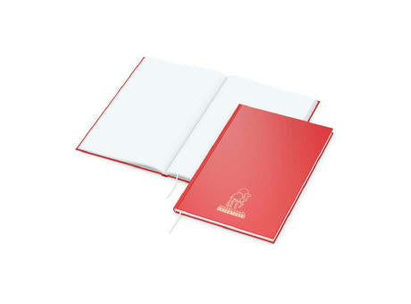 Notizbuch Note-Book Ecken spitz Hardcover matt-farbig