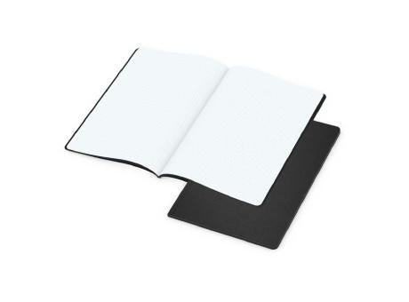 Notizbuch Tablet-Book Farbschnitt Naturkarton-Softcover schwarz