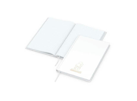 Notizbuch Note-Book Ecken spitz Hardcover matt-farbig