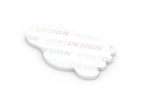 Haftnotizblock Form 125 × 72 mm formgestanzt