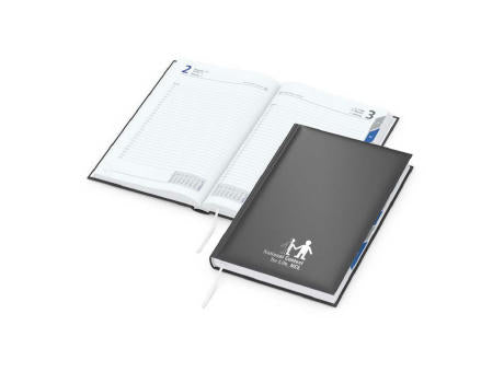 Tageskalender Manager Monatsregister Mo.–So. je 1 Seite Kunstleder-Hardcover