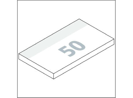 Haftnotizblock Basic 125 × 72 mm Format länglich