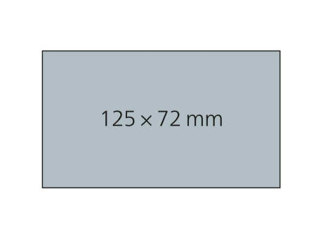 Haftnotizblock Basic 125 × 72 mm Format länglich