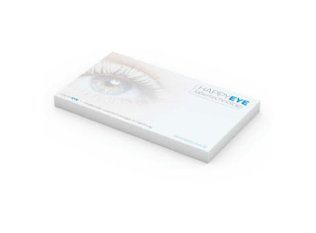 Haftnotizblock Basic 125 × 72 mm Format länglich