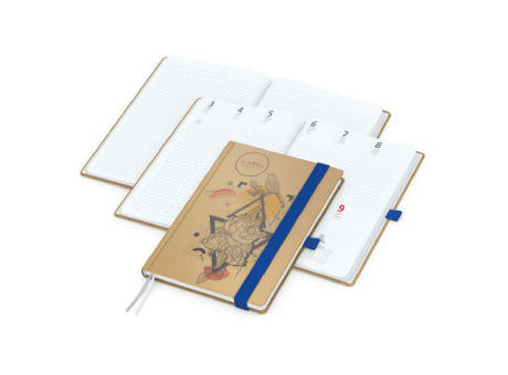 Wochenkalender vorne + Notizen hinten Match-Hybrid Papier-Hardcover
