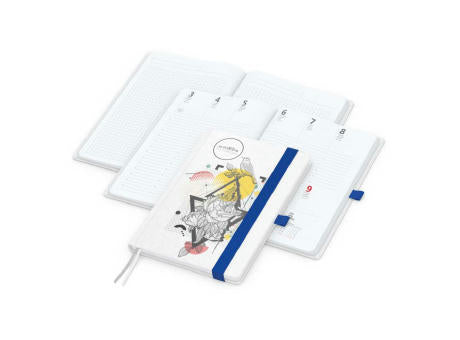 Wochenkalender vorne + Notizen hinten Match-Hybrid Papier-Hardcover