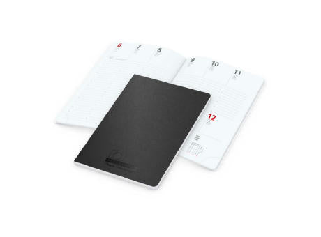 Wochenkalender Prestige-Flexx A5 Naturkarton-Softcover schwarz
