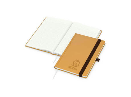 Notizbuch Organic-Book RECYCLING Apfelleder-Hardcover farbig A5