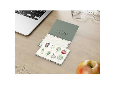 Haftnotizblock Cover Karton RECYCLING Format mittel Naturkarton-Umschlag