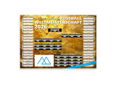 WM-Planer Spielplan-Wandplaner Fußball-WM 2026